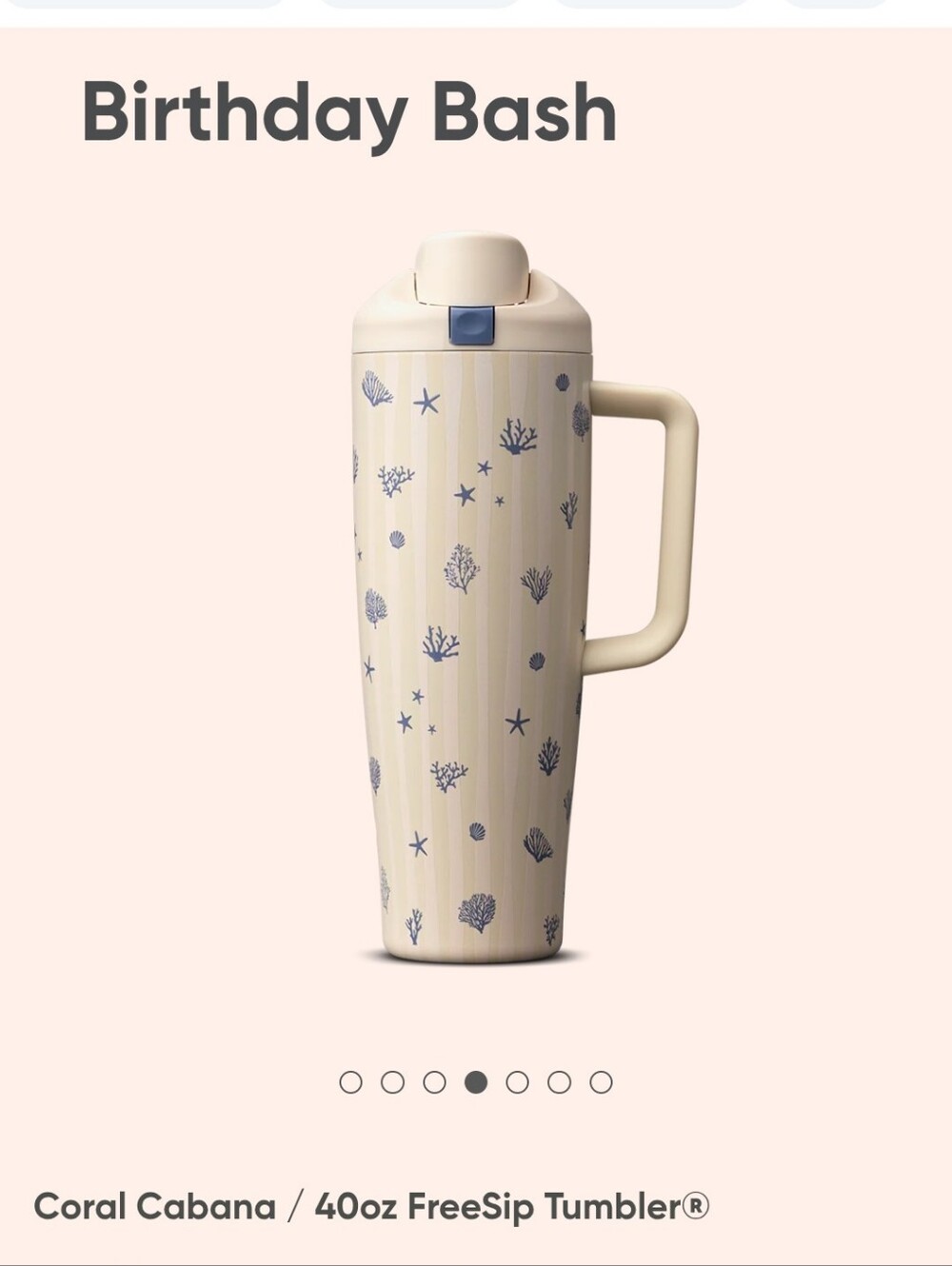 NEW Limited Edition Owala In Coral Cabana